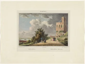 Udsigt over Belvédère i Nijmegen Belvedere lll Belvedere (Belle vue d