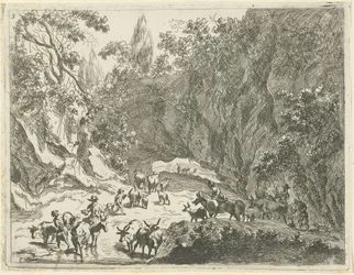 Bjerglandskab med hyrder og kvæg Landskaber med hyrder og kvæg (serietitel)