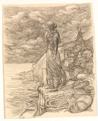 Illustration til Alfred Tennyson "Enoch Arden"