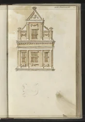 Facade på Houtmarkt i Haarlem