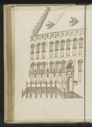 Facade af rådhuset i Nijmegen