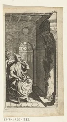 Den flinke djævel Bogillustration til Simon de Vries, Seven Duyvelen, der regerer og tjener Hedendaeghsche Dienstmaegden, Amsterdam, 1682