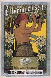Bergmanns Lilienmilch sæbe, 1896