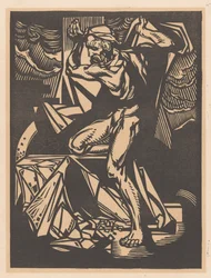 Samson ødelægger templets søjler