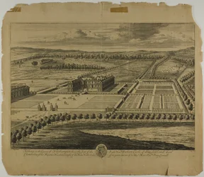 Althrop i County of Northampton, plade 27 fra Britannia Illustrata