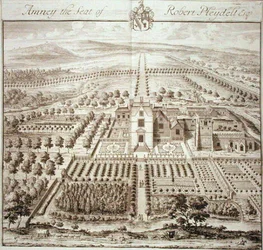 Amney, sæde for Robert Pleydell, Esq. (gravering)
