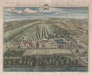 Barrington, The Seat of Edmond Bray, Esq., [1712] genudgivet 1768.
