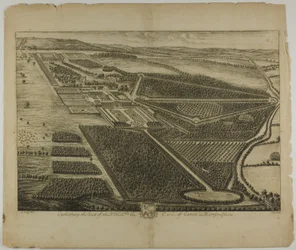 Cashiobury, plade 28 fra Britannia Illustrata