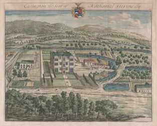 Easington, The Seat of Nathaniel Stevens, [1712] genudgivet 1768.