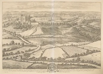 The Castle of Bolsover i Darbyshire: et af sæderne for den mest noble og mægtige prins John Holles hertug af Newcastle, markis og jarle af Clare, Baron Haughton, løjtnant i ye County of Nottingham og i ye Town and County of ye Town af Nottingham an