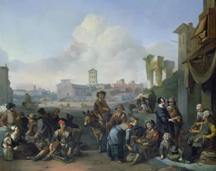 En udsigt i Rom, 1668