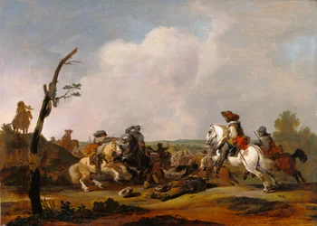 Schlachtenszene