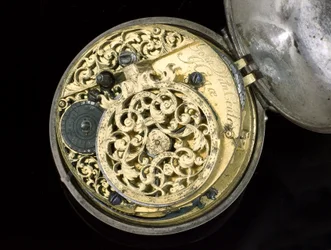 Verge ur. Haag, ca. 1695 (metal) (se også 259582-83)