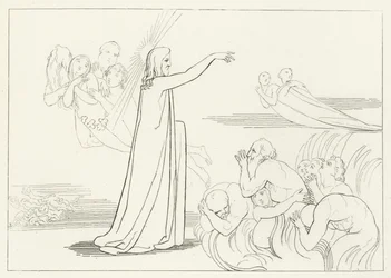 The Descent of Christ, Inferno, Canto 4 (gravering)