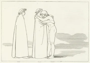 Mødet med Sordello, skærsilden, Canto 6 (gravering)