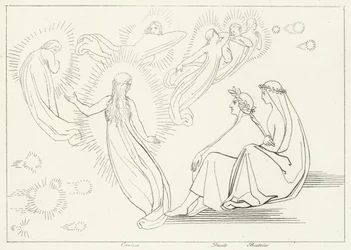 The Return of Cunissa, Paradise, Canto 9 (gravering)