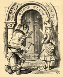 Alice og frøen, illustration fra 