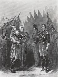 Den amerikanske general William Hulls overgivelse til britiske tropper og indianske krigere i Detroit, 15. juli