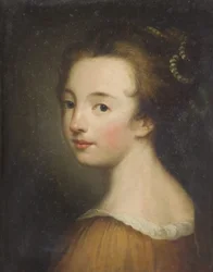 Portræt af en pige