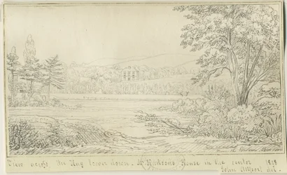 Burton-upon-Trent: pen and ink drawing, 1818dani