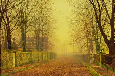Evening Glow, ca. 1884 (olie på lærred)