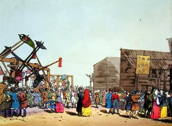 Katcheli, ætset af kunstneren, udgivet 1804 (farve litho)
