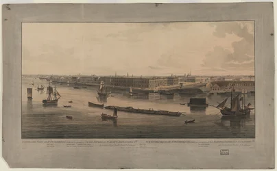 Panoramaudsigt over Sankt Petersborg, mellem 1805 og 1807