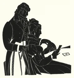 Illustration til Madame Bovary af Gustave Flaubert (litho)