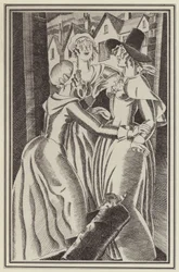 Illustration til Moll Flanders af Daniel Defoe (litho)