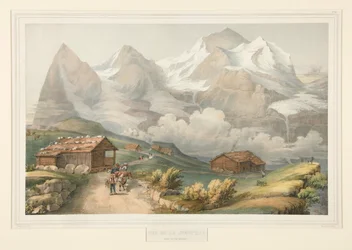 Udsigt over Jungfrau fra Wengernalp