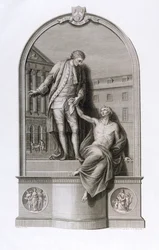 Monument for Sir Thomas Guy (1645-1724) på Guy
