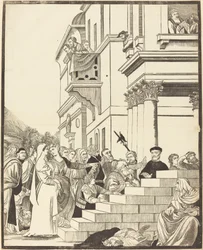 Præsentation af jomfruen i templet [midterplade]