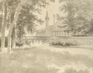 Balliol Chapel and Library from the Grove, 2. august 1783