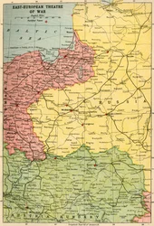 Østeuropæiske krigsteater, 1914-1918, c1920.