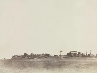 Udsigt over Luxor, 1854.