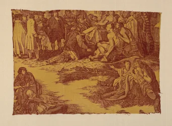 Fragment med titlen "William Penns traktat med indianerne"