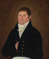 Kaptajn James Perkins, Jr., ca. 1800-09 (olie på lærred)