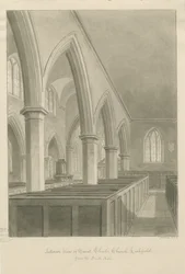 Lichfield - Interiør af St. Chad