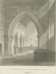 Lichfield - Interiør af St. Michael
