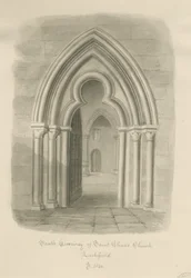 Lichfield - South Doorway of St. Chad