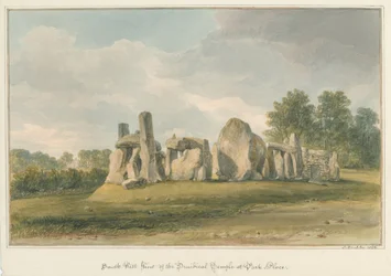 Oxfordshire - Henley upon Thames - Druidical Temple at Park Place, 1826dani