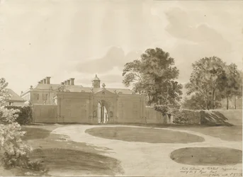 Patshull House: sepia vask tegning, nd [1820]