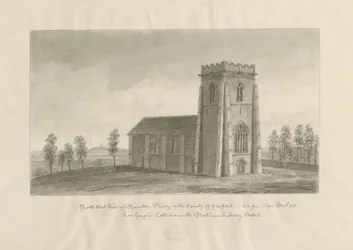 Ranton Abbey [Priory]: sepia-tegning, nd [1770-1851] (tegning)