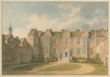 Yorkshire - York - Heslington House interiør, 1818