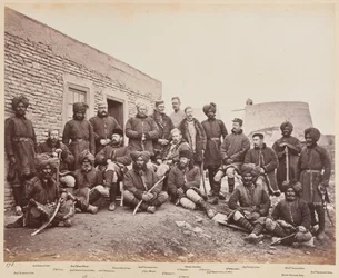 Britiske og indfødte officerer, 3. sikher, 1879