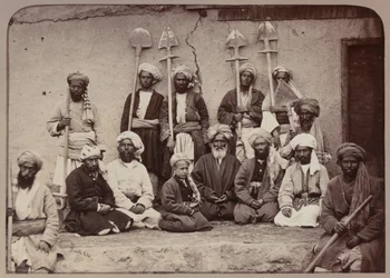Landejere og arbejdere i Kabul, 1879