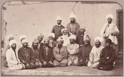 Sirdar Habeeboolah [sic] Gilzai og andre Khans, 1879