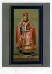 Vægbillede i mosaik, 1800-tallet.