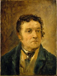 Portræt af Thomas Allen, indlagt på Greenwich Hospital, ca. 1832, til minde om slaget ved Trafalgar (1805). Olie på lærred