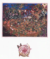 Sang af Gulbaz, illustration fra The Garden of Kama (og andre tekster fra Indien), 1920